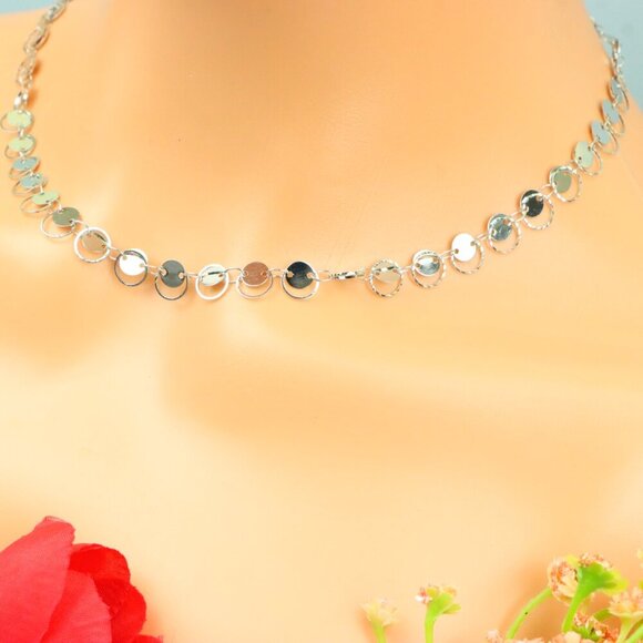 Delicate & Contemporary Necklace Chain, A Lovely Choice for Women, EVCH1855 - Picture 6 of 10